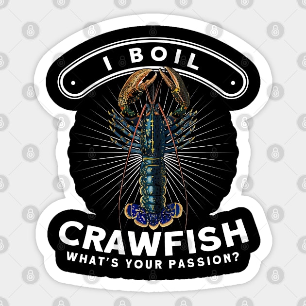 Seafood Crawfish Lover Crawfish Sticker by Toeffishirts